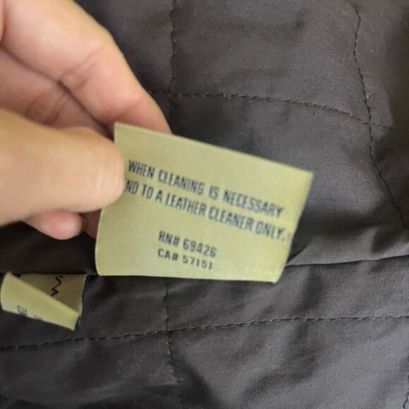 Wilson Men leather Jacket size Small - Picture 8 of 12